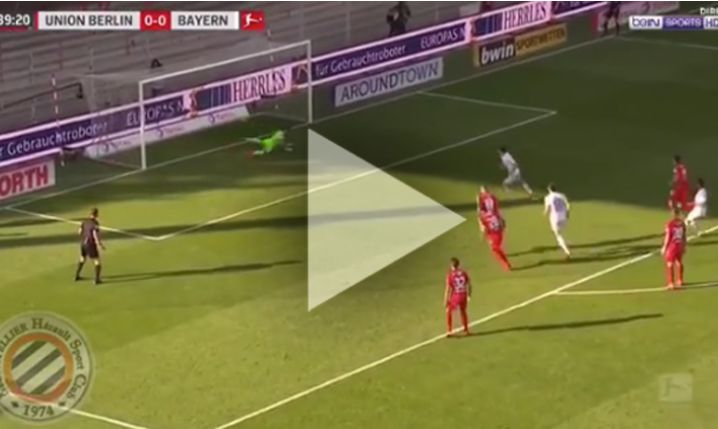 Lewandowski STRZELA GOLA na 1-0 z Unionem! [VIDEO]